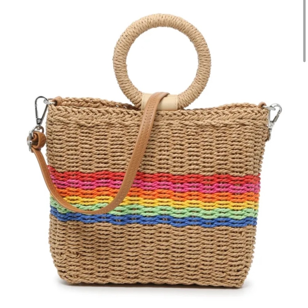 Crown Vintage Rainbow Ring Satchel